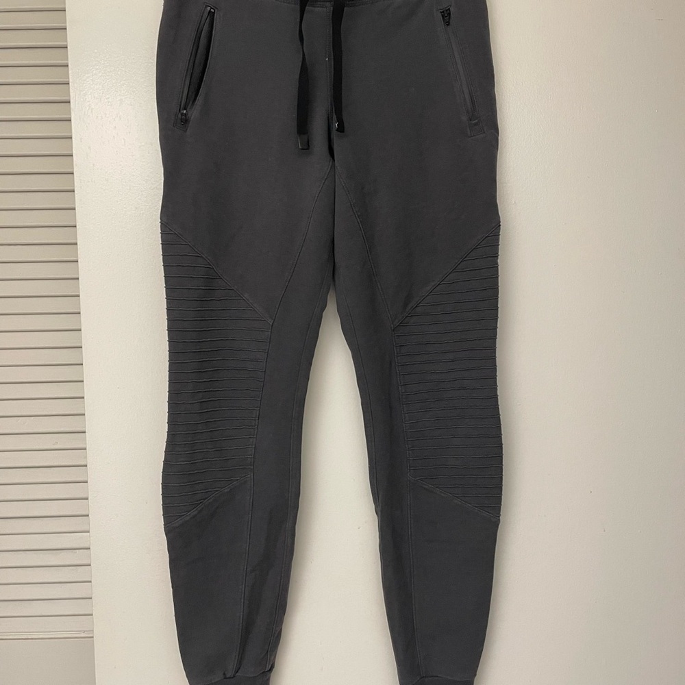 Women’s Gray Moto Joggers